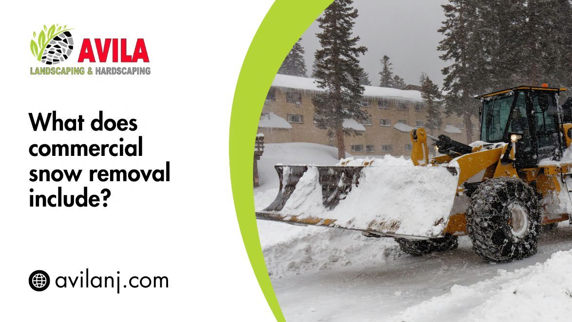 What does commercial snow removal include